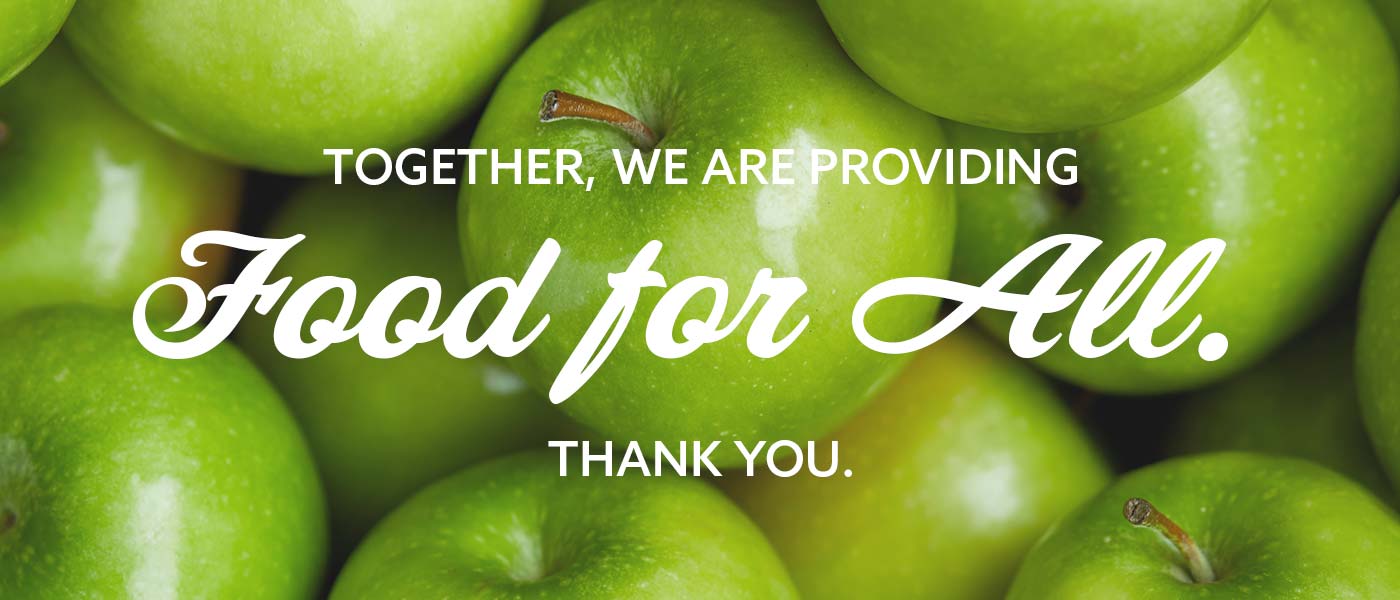 Together we are providing Food for All.