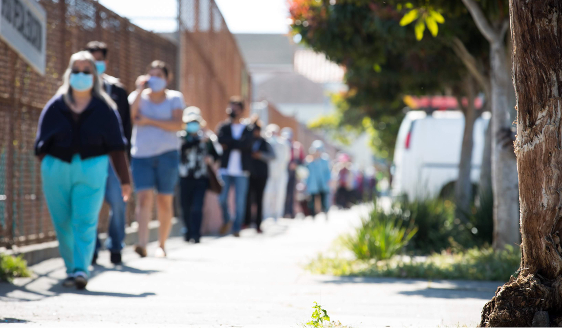 Food pantry line